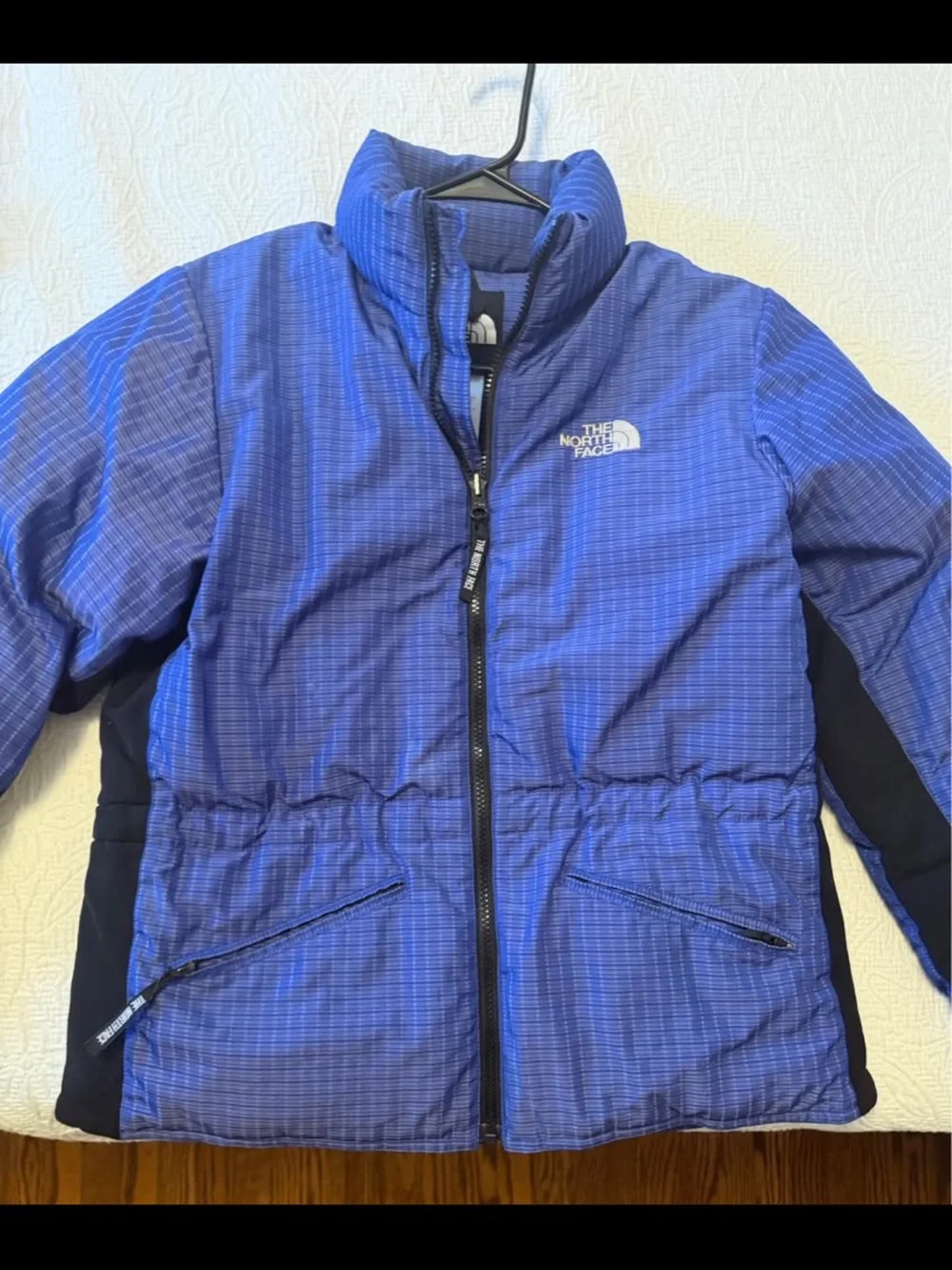 The North Face Kids Blue Quilted Puffer Jacket